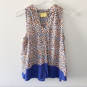 Anthropology Maeve multi print top
